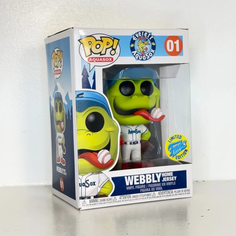 Webbly #01 Home Jersey Funko Pop! Everett AquaSox‎ Mascot Figure